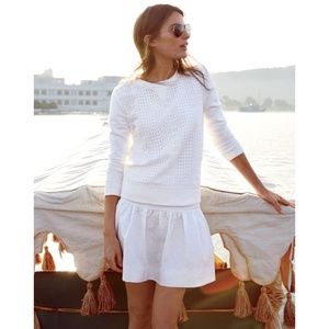 J. Crew Matelassé drop-waist skirt Size 4
